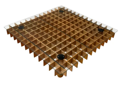 XL Kyoto Graphic Coffee Table by Gianfranco Frattini for Ghianda / Knoll, 1974